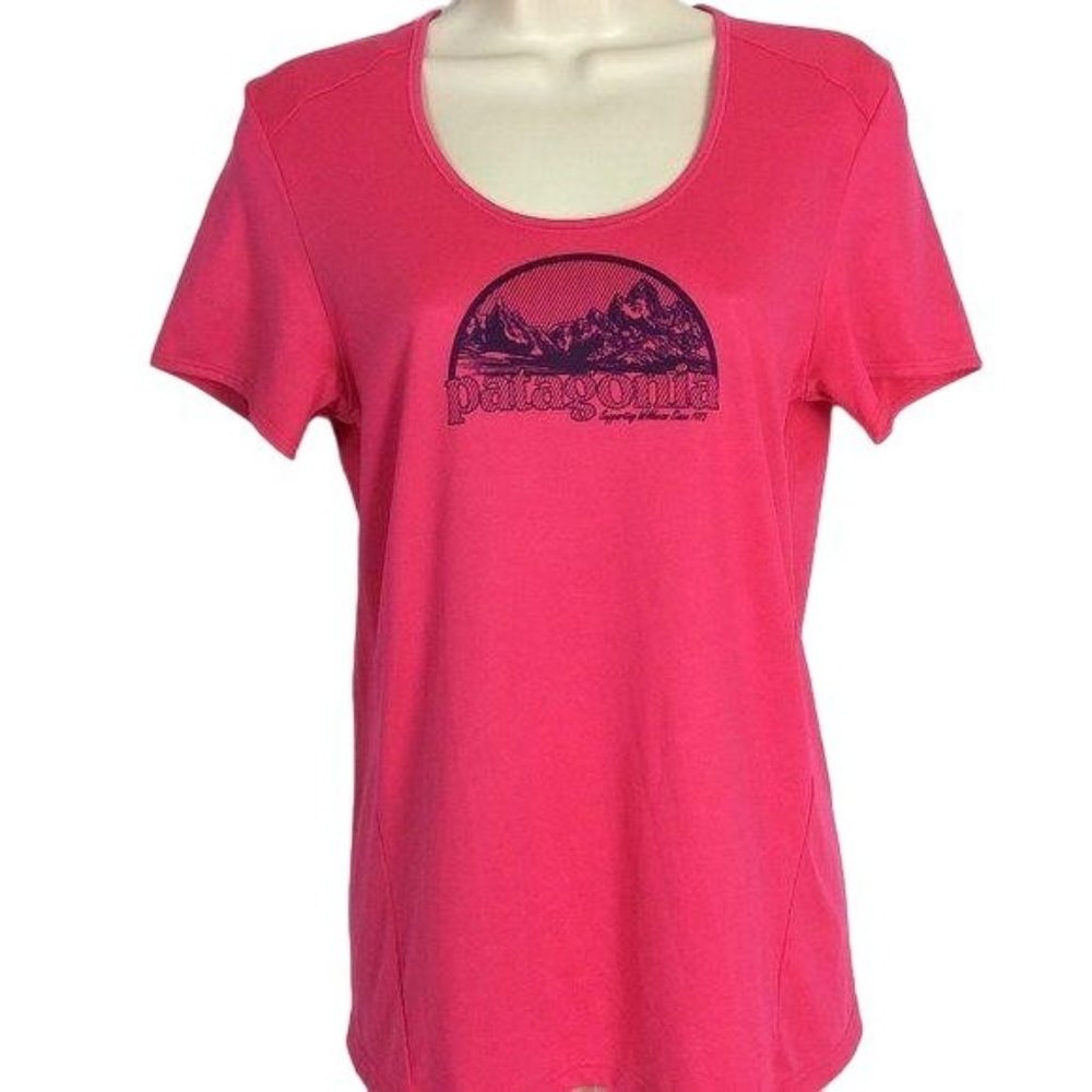 4/$25 Patagonia Top Capilene Silkweight Base Layer Performance Short Sleeve Sz S